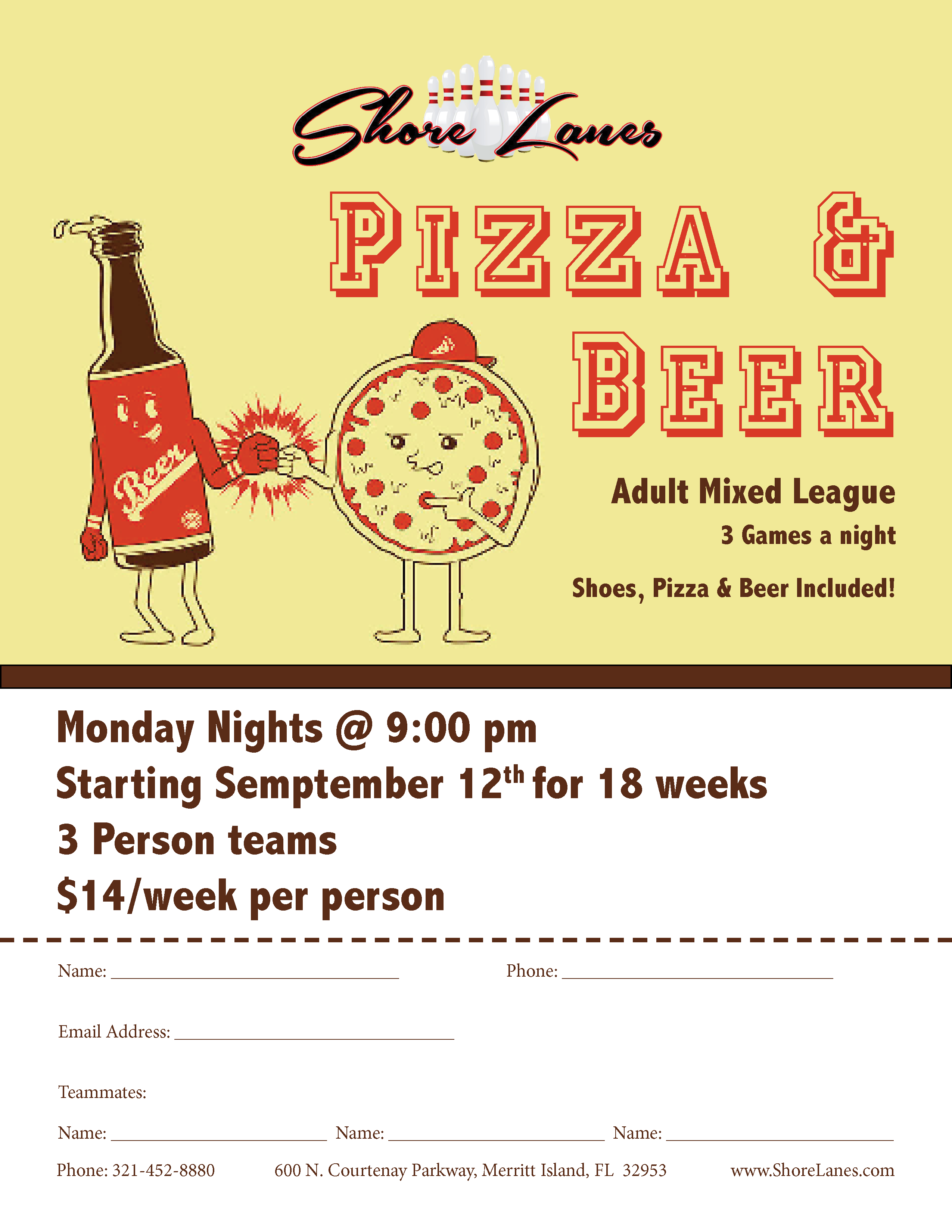 Leagues Shore LanesShore Lanes